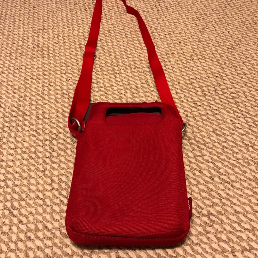 Red tech bag